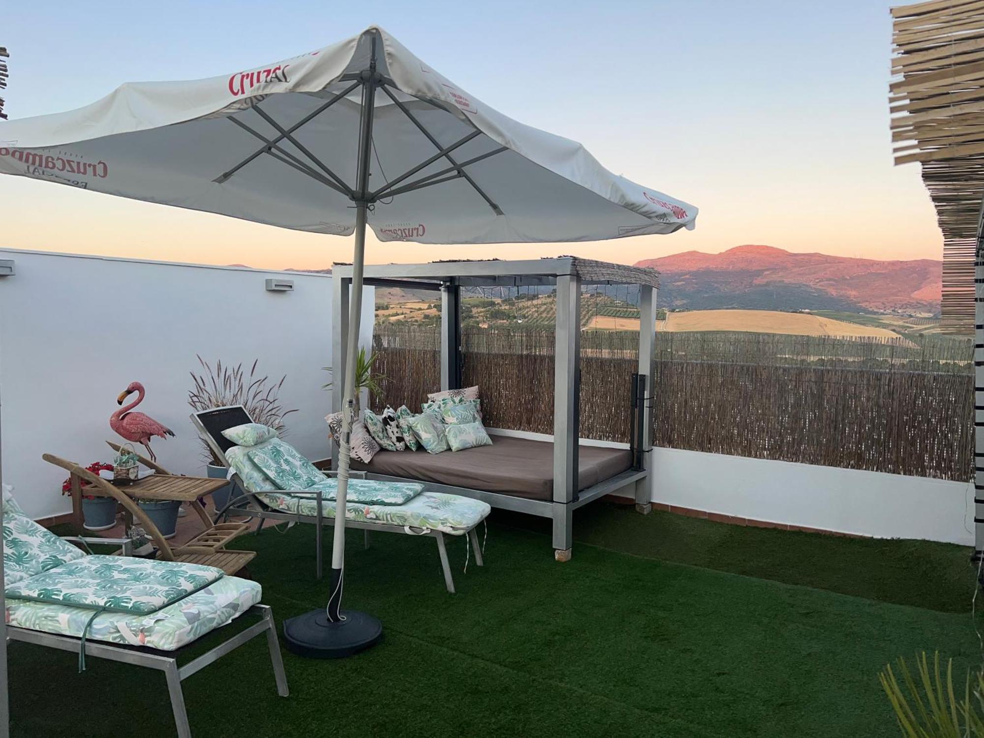 Atico Rilque, Apartamentos Independientes Con Jacuzzi Privado Y Terraza En Ronda Exterior foto